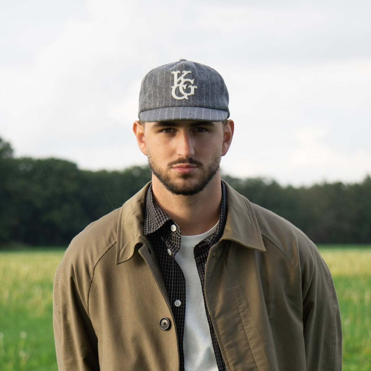SIGNATURE HAT │ PINSTRIPE GREY