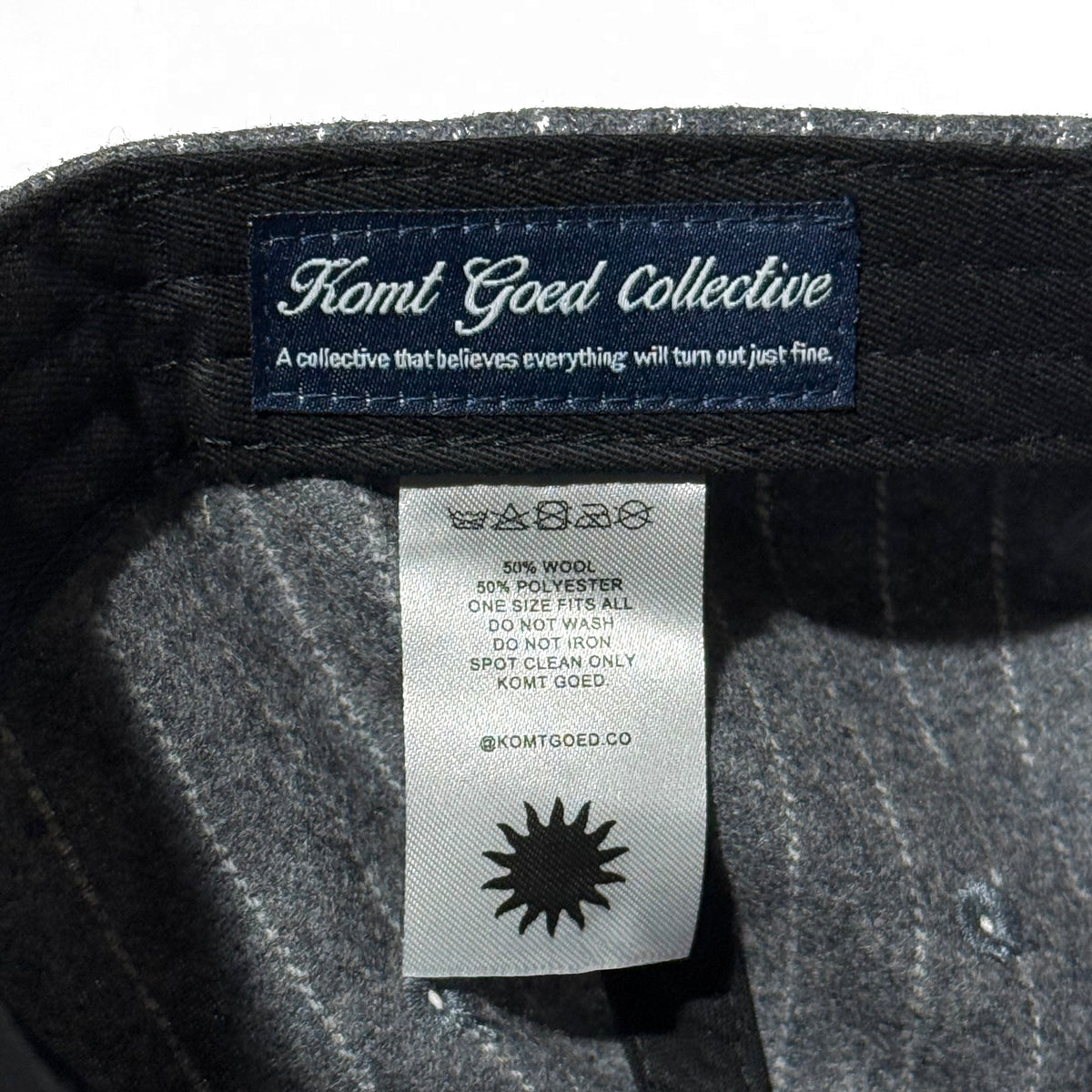 SIGNATURE HAT │ PINSTRIPE GREY